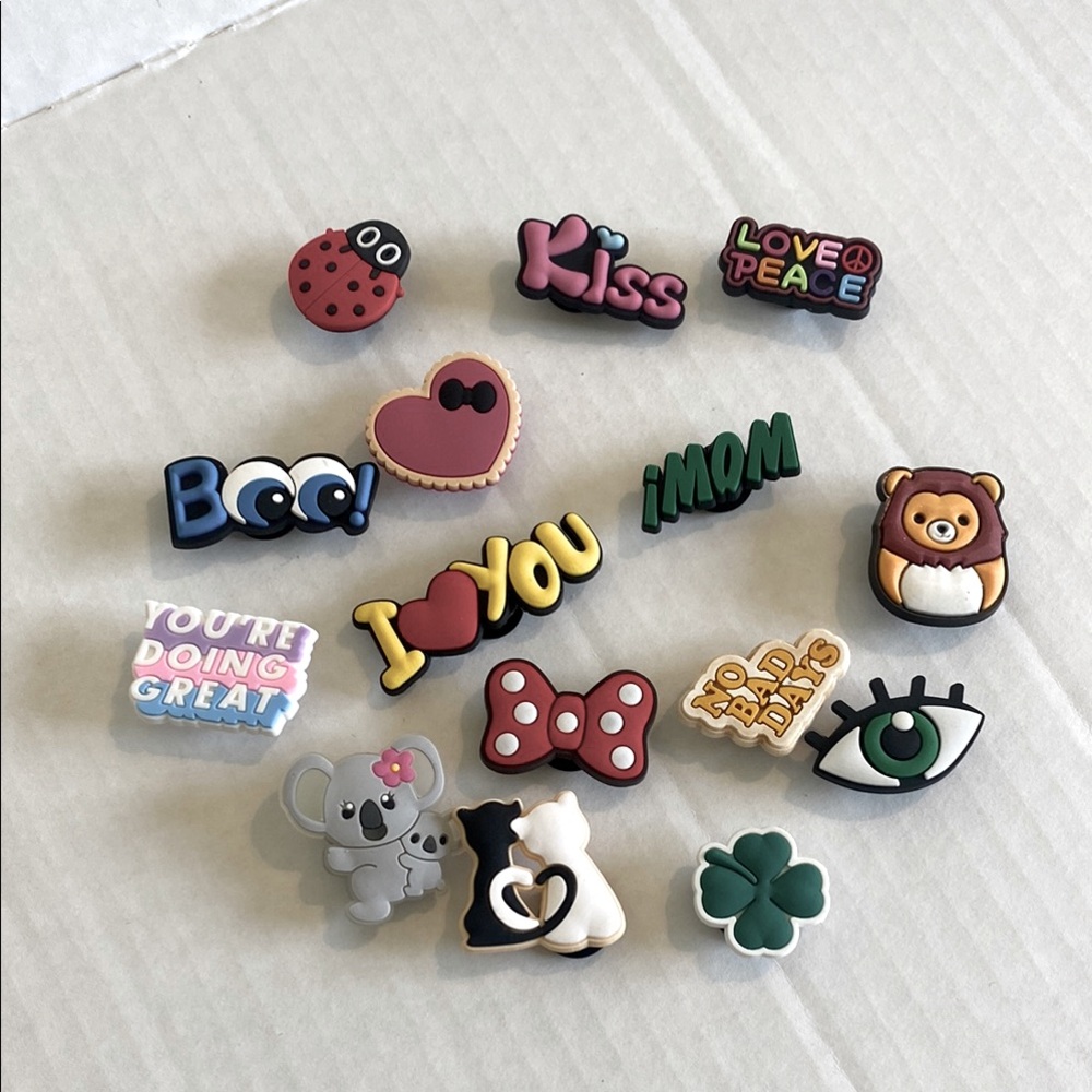 Croc Jibbitz Bundle. Set of 15